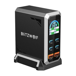 Charger blitzwolf BW-S31 network adapter 2xUSB-A, 4xUSB-C, PD, 240W