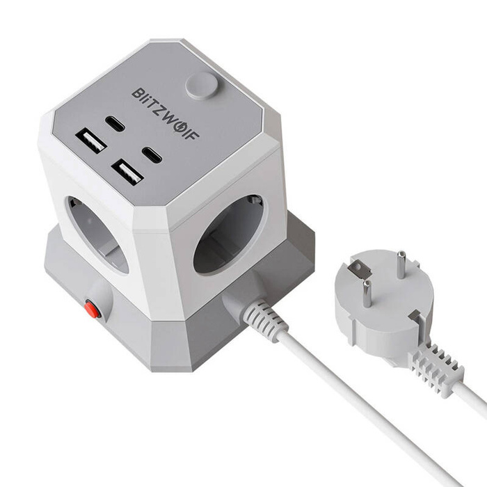 Przedłużacz BlitzWolf BW-EC1 4xAC 2xUSB-A 2xUSB-C
