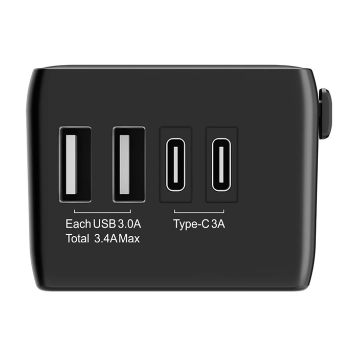 Blitzwolf Reiseadapter 4in1 BW-TA1 2xUSB + C + PD 20W