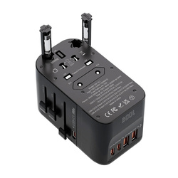 Adapter Podróżny 5w1 Blitzwolf BW-TA2 2xUSB PD + 2xC QC + C GaN 100W