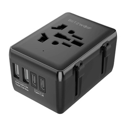 Blitzwolf Reiseadapter 4in1 BW-TA1 2xUSB + C + PD 20W