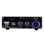 "Wzmacniacz audio Blitzwolf AS-22, 45W, Bluetooth 5.0, USB + pilot (czarny)"