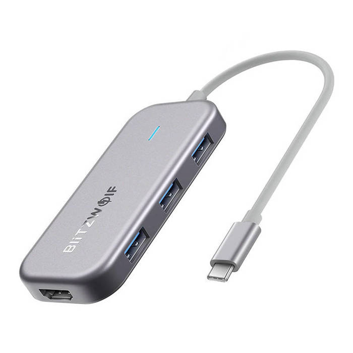 Adapter 7w1 HUB Blitzwolf BW-TH5 USB-C HDMI